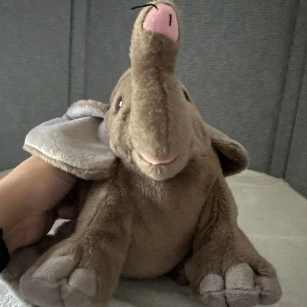 Wild Republic Elephant Plush Stuffed Animal Toy Gray Soft Floppy